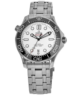 #ad New Omega Seamaster Diver 300M White Dial Men#x27;s Watch 210.30.42.20.04.001 $4377.51