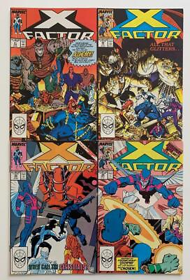 #ad X Factor #41 to #44. Marvel 1989 4 x High Grade issues. GBP 24.50