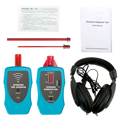 #ad Ultrasonic Stethoscope Gas Liquid Leak Detector Noise Diagnostic Tool LCD Tester $121.49