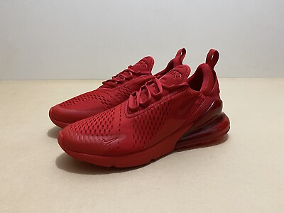 #ad Nike Air Max 270 Mens Shoes US 10 UK 9 EUR 43 New Triple Red Sneakers Walking AU $239.96