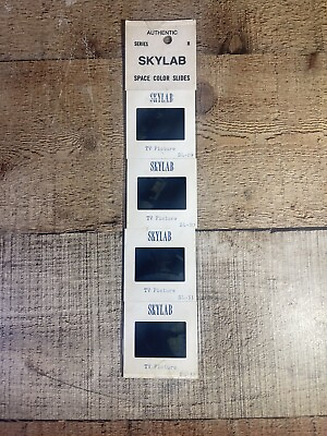 #ad Set Of 4 Authentic Skylab Series H Space Color Slides TV Picture $30.99
