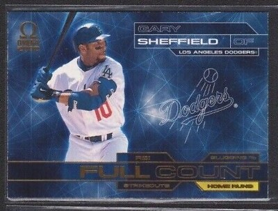 #ad 2000 PACIFIC OMEGA FULL COUNT TIERS GOLD FOIL PROOF #32 GARY SHEFFIELD 10 1 1 $59.95