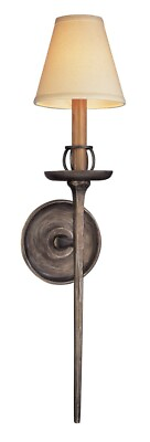 #ad Troy Lighting B2701 Owen 1 Light 6 Pompeii Silver Wall Sconce Hand Forged Iron $99.95