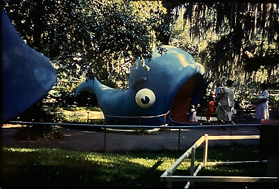 #ad 1959 Storyland Whale New Orleans Original Red Star Border Kodachrome Slide $19.99