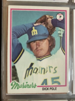 #ad 2 Dick Pole 1978 baseball cards $5.00