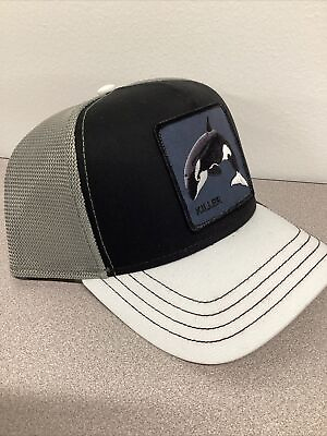 #ad Goorin Bros Men#x27;s Killer Whale Mesh Trucker Snapback Hat Cap New $37.07