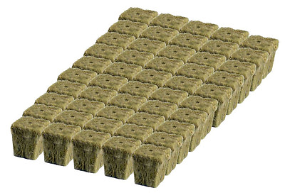 #ad Grodan 1quot; x 1quot; 50 count rockwool hydroponics grow starter cubes $10.50