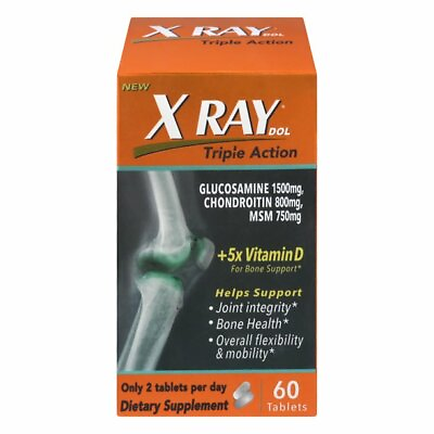 X Ray Dol Triple Action Joint amp; Bone Health Dietary Supplement Tablets 60 Count $30.79