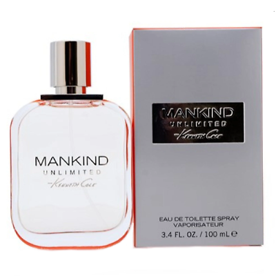 #ad Mankind Unlimited by Kenneth Cole 3.4 oz EDT Cologne for Men New In Box $17.84