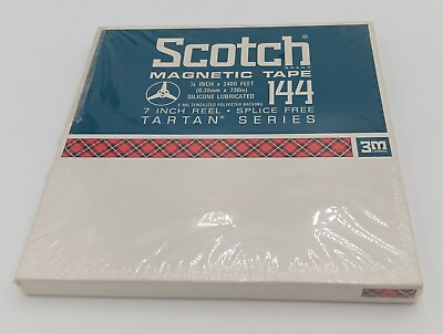 #ad Scotch Brand Magnetic Tape 144 Tartan Series amp; inch reel 2400 feet C $20.00