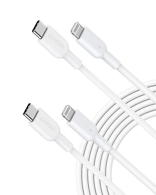 #ad Anker 10ft Data Sync Cable USB C to Lightning for iPhone 12 13 14MFi Certified $29.99