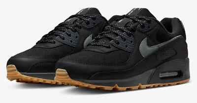 #ad Rare Limited Mens Nike Air Max 90 Black Gum Casual Athltc Comfort Shoes Sneakers $299.95