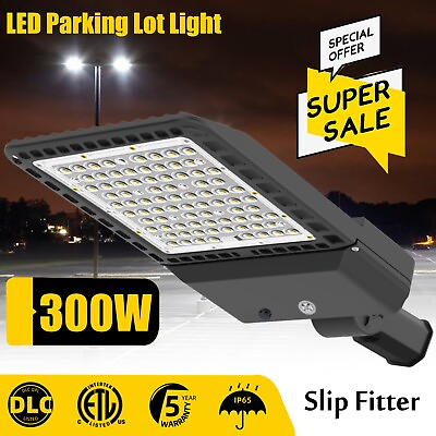 #ad 300W LED Shoebox Parking Lot Light Outdoor Street Light Area Lighting IP65 $147.00