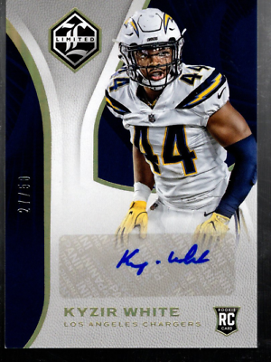 #ad A6529 2018 Limited Gold Spotlight #213 Kyzir White Auto 50 NM MT $17.59