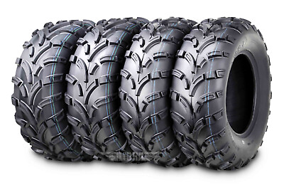 #ad 25x10 12 25x11 12 High Load ATV tires for 05 14 Kubota RTV 900 1100 $370.09