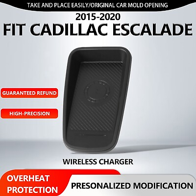 #ad For 2015 2020 Cadillac Escalade Wireless Charging Tray Center Console Charging $56.09