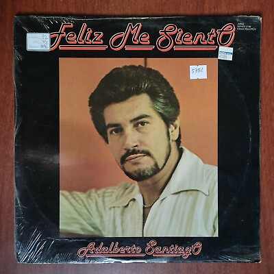 #ad Adalberto Santiago – Feliz Me Siento 1980 Vinyl LP Latin Salsa Fania Records $14.98