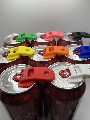 #ad Pop N Cover. 8 Pack Reusable Beer Can Opener Closure. Soda Drink Saver Kids Lid $8.00