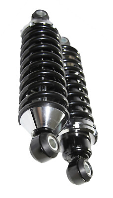 #ad 1 Pair Rear Street Rod Coil Over Shock w 180 Pound Black Coated Springs $218.99