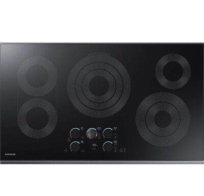 Samsung NZ36K7570RS 36quot; Electric Cooktop 5 Burners Stainless For Parts Only $450.00