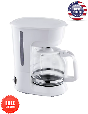 #ad Mainstays White 12 Cup Drip Coffee MakerFreeShipping $14.89