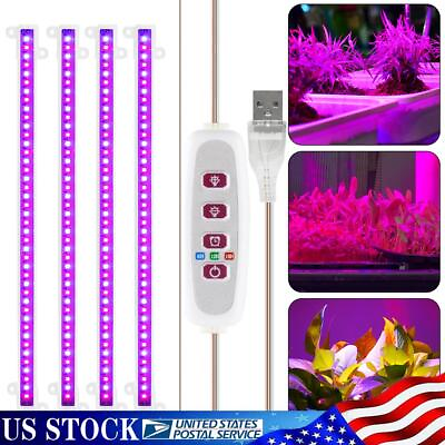 #ad 288 LEDs Grow Light Bars Strip Full Spectrum Plant Lamp Dimmable for Flower Veg $11.03