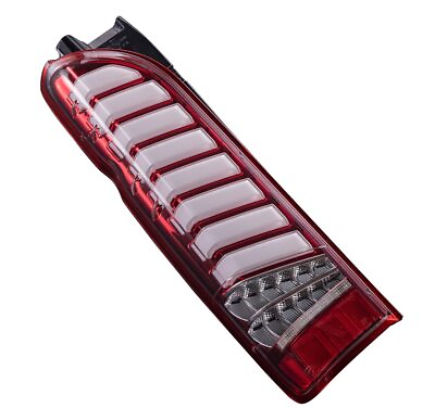#ad Hiace LED Tail 200 Series Flowing Turn Signal Clear Lens Red Chrome NEW Japan $829.40