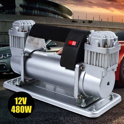 #ad Portable Heavy Duty Car Tyre Air Pump Air Compressor Tire Inflator 150 PSI 12V $96.82