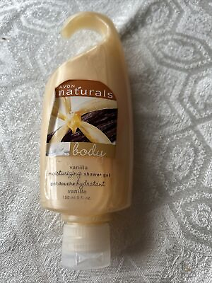 #ad #ad AVON Naturals Nourishing Shower Gel Vanilla 5 fl oz. New Soap Soy Extracts $8.99