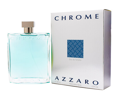 #ad Chrome by Azzaro 6.7 6.8 oz EDT Cologne for Men New In Box $46.69