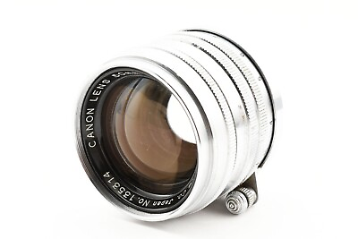 #ad 【Exc3】Canon 50mm F 1.8 I Leica LTM 39 chrome Old Vintage Lens From Japan $111.99