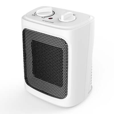 #ad 1500W Ceramic Fan Forced Electric Space Heater White $22.96