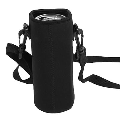 #ad Water Bottle Sleeve With Strap Sling Holder Case Insulated Water Pouch Portable $8.82