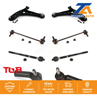 #ad Front Control Arm Ball Joint Assembly Tie Rod End Link Kit 8Pc For Ford Fiesta $146.18