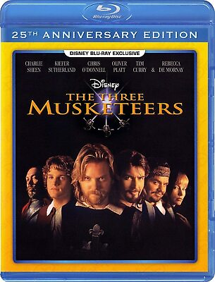 #ad The Three Musketeers Blu ray Disc 25th Anniversary Disney Movie Club NEW $29.99