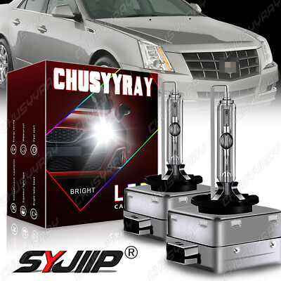 #ad Front HID Headlight Xenon White Bulbs For Cadillac CTS 2008 2013 Low amp; High Beam $26.31