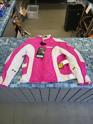 #ad Fly Racing Coolpro II Ladies Mesh Jacket Pink Medium $65.00