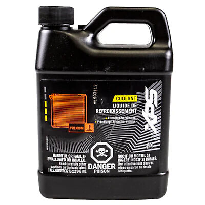 #ad Can Am New OEM XPS Extended Life Pre Mixed Coolant Orange 1 Quart 9779150 $24.42
