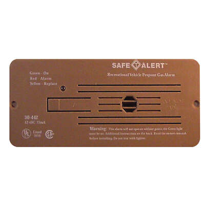#ad Safe T Alert Brown12v Hard Wire Propane Detector #30 442 P BR $80.65