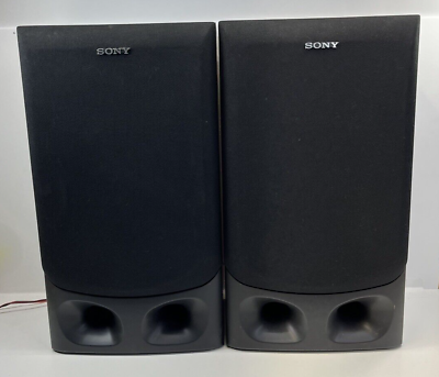 #ad SONY SS G2000 3 Way Speakers System Black Color Sound Good Ready To Roll $27.62