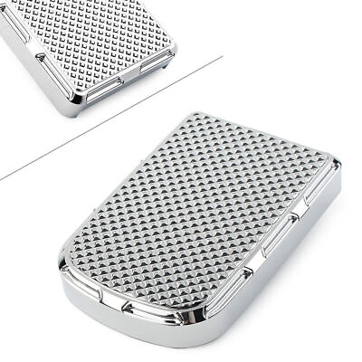 #ad 1x Brake Pedal Pad Cover For Harley Road Glide Street Glide Softail FLST Chrome $22.20