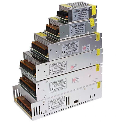 #ad DC 24V 5A to 50A Amp AC 110V 220V Switch Power Supply LED Strip Light 24 V Volt $18.04