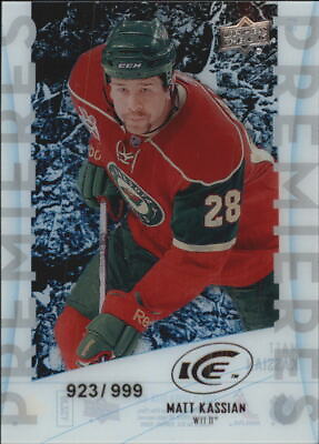 #ad 2010 11 Upper Deck Ice Wild Hockey Card #81 Matt Kassian 999 S RC $4.50