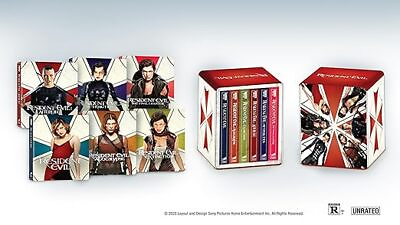 #ad New Steelbook Resident Evil Ultra HD Collection UHD Blu ray Digital $98.99