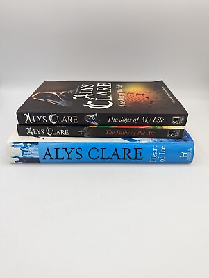 #ad Alys Clare Lot of 3 PB HC The Joys of Life The Paths of the Air Heart of Ice $12.32