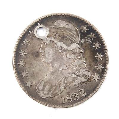 #ad 1832 Large Letters Capped Bust Half Dollar 89.24% Silver SKU:CPC1558 $99.99