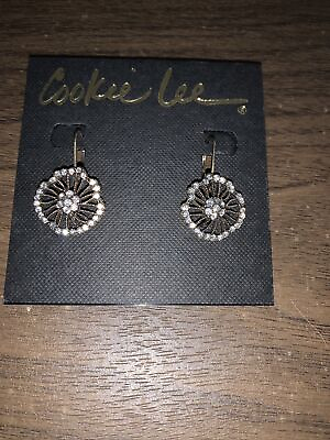 #ad Cookie Lee Earrings New Crystals $15.00