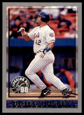 #ad 1998 TOPPS OPENING DAY BUTCH HUSKEY NEW YORK METS #35 $2.00
