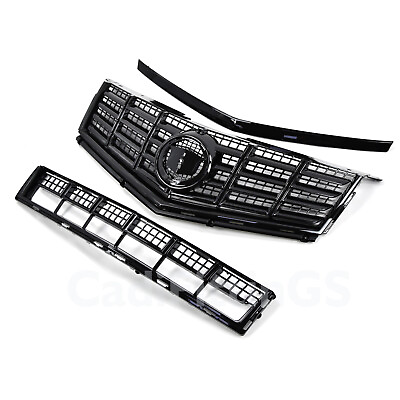 #ad 2013 2016 Cadillac SRX Front Bumper Upper Lower Grille Black 22738992 22774203 $139.00