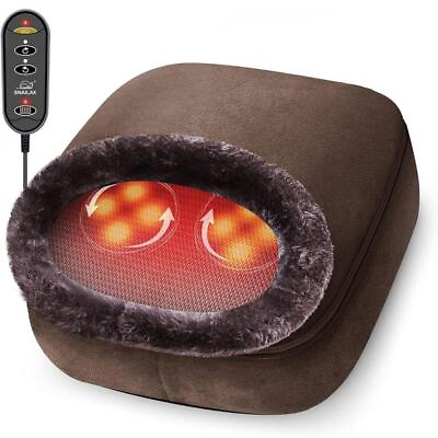 #ad Snailax Shiatsu Foot and Back Massager amp; Warmer Washableamp; Detachable $31.00